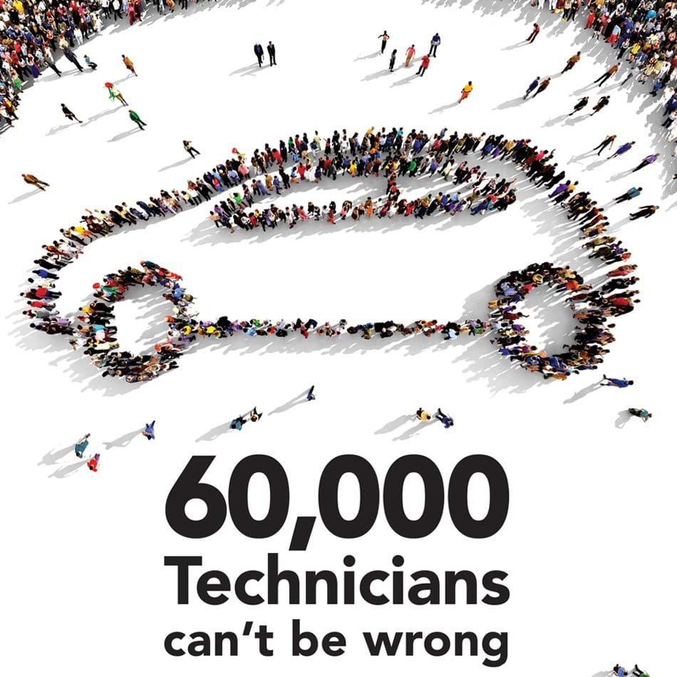 60,000 Technicians can't be wrong